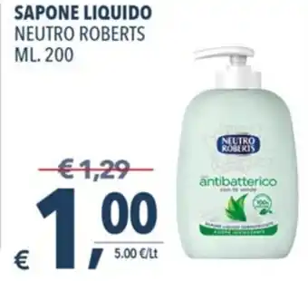 A&O Neutro Roberts Sapone Liquido ml. 200 offerta