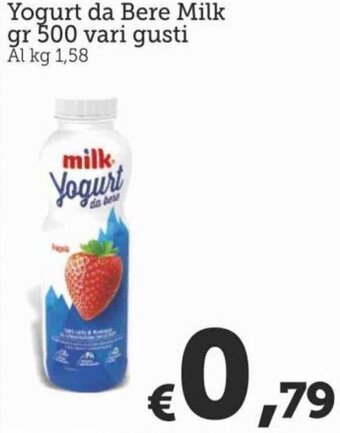 Milk Yogurt da Bere gr 500 vari gusti