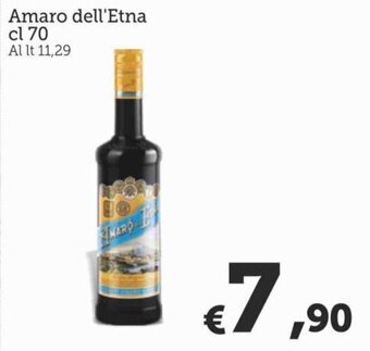MAX Supermercati Amaro dell'Etna cl 70 offerta