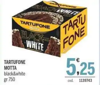 Elefante Cash & Carry Tartufone Motta black&white gr 750 offerta