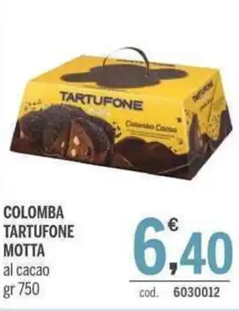 Elefante Cash & Carry Tartufone Motta Colomba al cacao gr 750 offerta