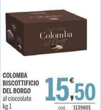 Elefante Cash & Carry Colomba Biscottificio Del Borgo kg 1 offerta