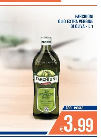 Adhoc Farchioni olio extra vergine di oliva offerta