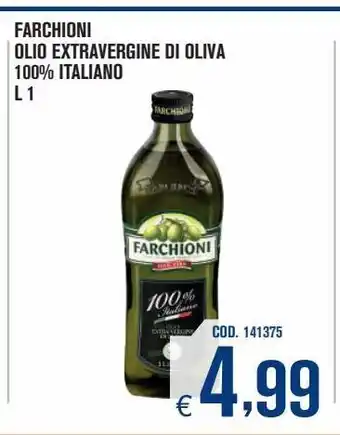 Adhoc Farchioni olio extra vergine di oliva offerta