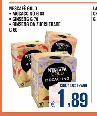 Adhoc Nescafè gold offerta