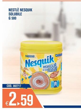Adhoc Nestlé nesquik solubile offerta