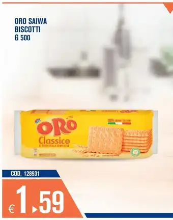 Oro saiwa biscotti