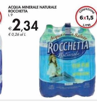 Bennet Acqua minerale naturale rocchetta offerta