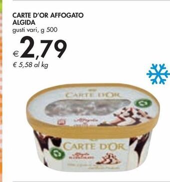 Bennet Carte d'or affogato algida offerta