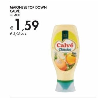 Bennet Maionese top down calvé offerta