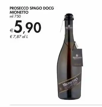 Bennet Prosecco sbago docg mionetto offerta