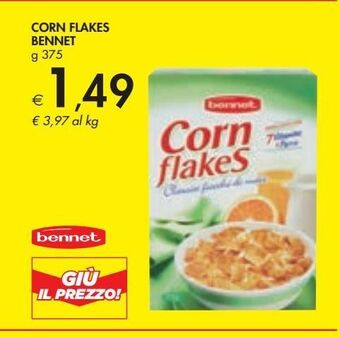 Bennet Corn flakes bennet offerta