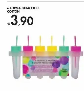 Bennet 6 forma ghiaccioli cotton offerta
