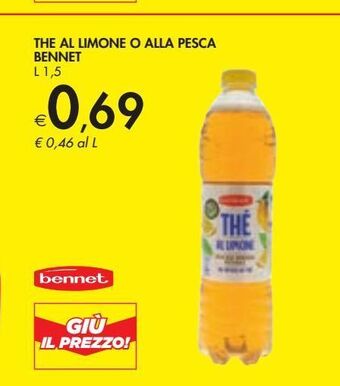 Bennet The al limone o alla pesca bennet offerta