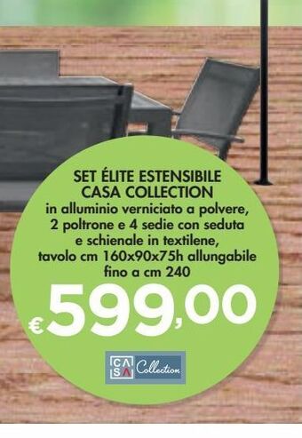 Bennet Set elite estensibile casa collection offerta
