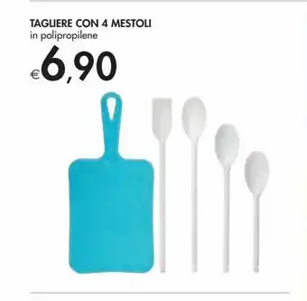 Bennet Tagliere con 4 mestoli offerta