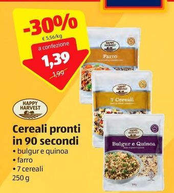 ALDI Cereali pronti in 90 secondi offerta