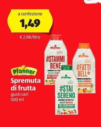 ALDI Spremuta di frutta offerta
