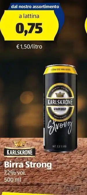 ALDI Birra strong offerta