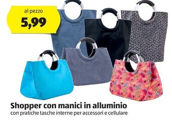 ALDI Shopper con manici in alluminio offerta
