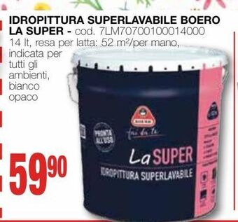 Mondo Brico Idropittura superlavabile boero la super offerta