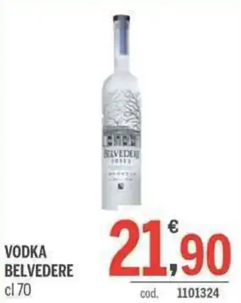 Elefante Cash & Carry Belvedere Vodka cl 70 offerta
