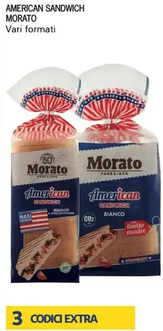 American Sandwich Morato Vari Formati