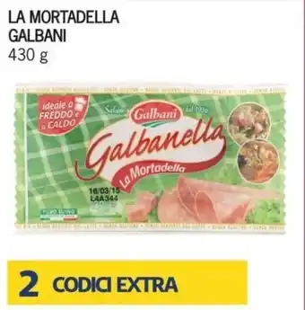 Iper Tosano La Mortadella Galbani 430 g offerta