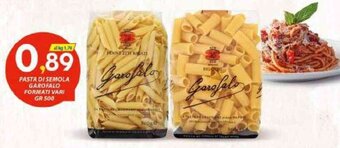 Vivo Supermercati Pasta di Semola Garofalo Formati Vari gr 500 offerta