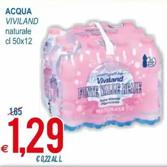MD Discount Viviland Acqua naturale cl 50x12 offerta
