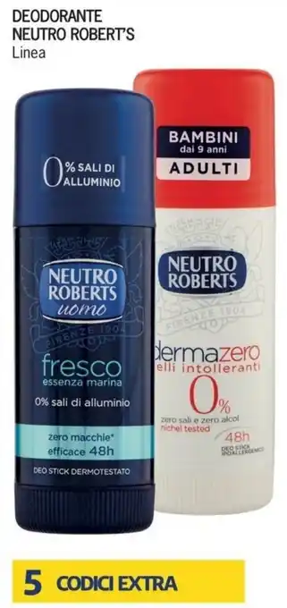 Iper Tosano Deodorante Neutro Robert's Linea offerta