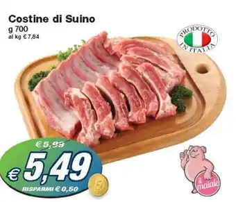 Costine di Suino g 700