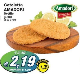 Prix Quality Amadori Cotoletta Sottile g 300 offerta