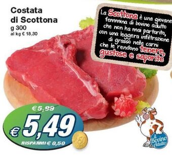 Prix Quality Costata di Scottona g 300 offerta