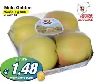 Prix Quality Mele Golden Vassoio g 900 offerta