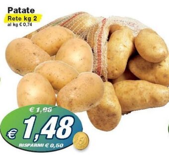 Prix Quality Patate Rete kg 2 offerta