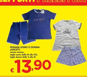 Bennet Pigiama uomo o donna lancetti offerta
