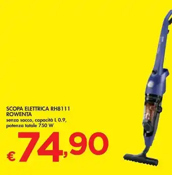 Bennet Scopa elettrica rh8111 rowenta offerta