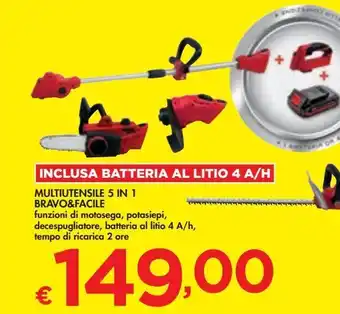 Bennet Multiutensile 5 in 1 bravo & facile offerta