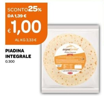 Ekom Piadina Integrale g 300 offerta