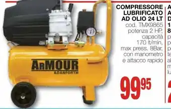 Mondo Brico Compressore lubrificato ad olio 24 lt offerta
