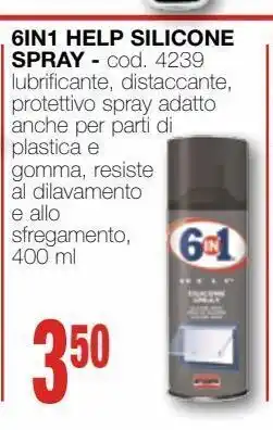 Mondo Brico 6 in 1 help silicone spray offerta