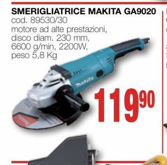 Mondo Brico Smerigliatrice makita ga9020 offerta