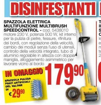Spazzola elettrica multifunzione multibrush speedcontrol