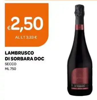 Ekom Lambrusco Di Sorbara DOC Secco ml 750 offerta