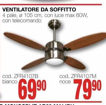 Ventilatore a soffitto