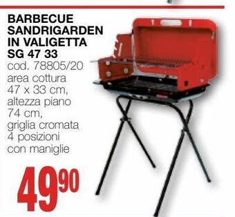 Mondo Brico Barbecue sandrigarden in valigetta sg 47 33 offerta