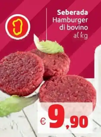 Vicino a te supermercati Seberada Hamburger di Bovino Al kg offerta