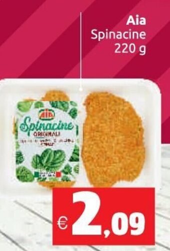 Vicino a te supermercati Aia Spinacine 220 g offerta