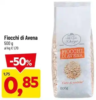 DPiù Fiocchi di Avena 500 g offerta